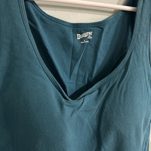 Duluth Trading Company Teal Tank Top - Picture 2 of 3